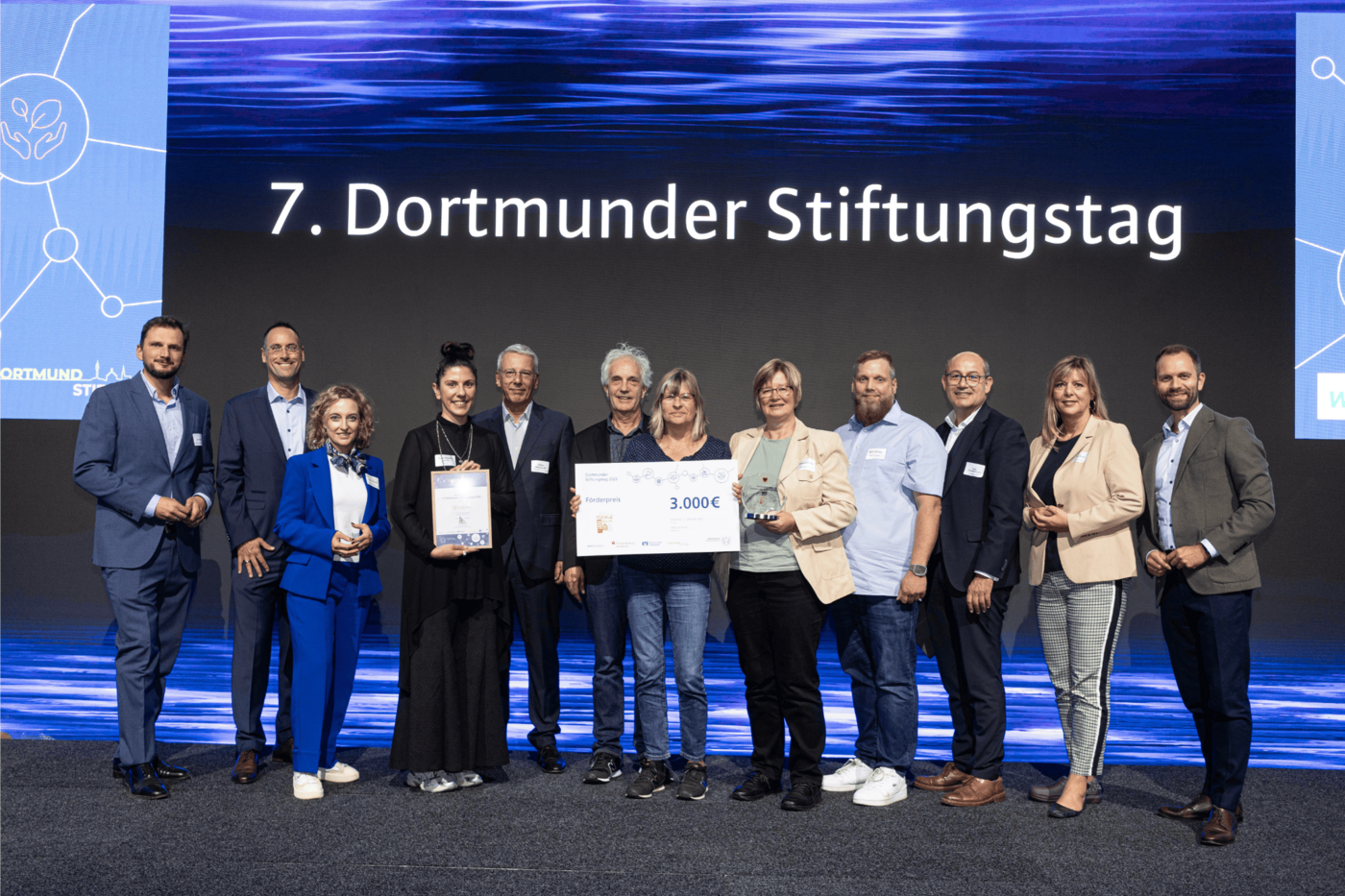 Preisverleihung beim 7. Dortmunder Stiftungstag (Foto: Fabian Blum, Agentur MOSAIK)